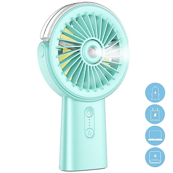 ZEUOPQ Handventilator Tragbarer Ventilator mit Powerbank, günstig online kaufen