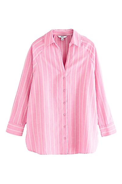 Next Langarmhemd Strand-Cover-up aus Leinenmischgewebe (1-tlg) günstig online kaufen