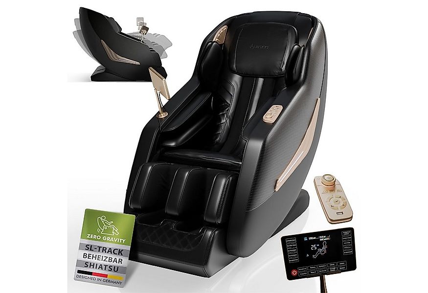Juskys Massagesessel Paros, Ganzkörpermassage, SL-Track, Zero-Gravity, Touc günstig online kaufen