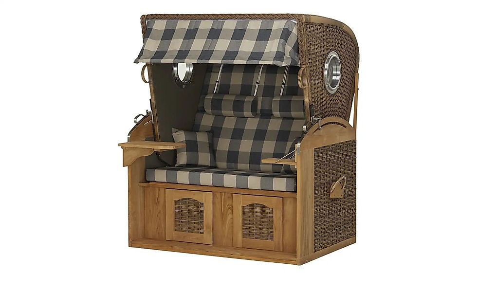Strandkorb  Koserow ¦ braun ¦ Maße (cm): B: 135 H: 160 T: 98.0 Garten > Gar günstig online kaufen