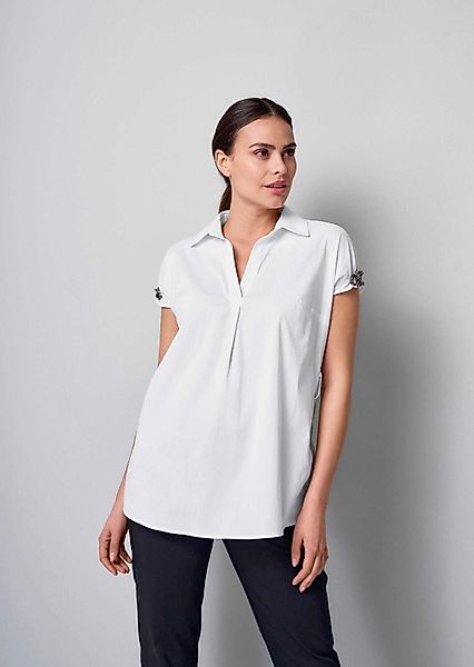 Alba Moda Schlupfbluse Longbluse mit Kettendetails günstig online kaufen