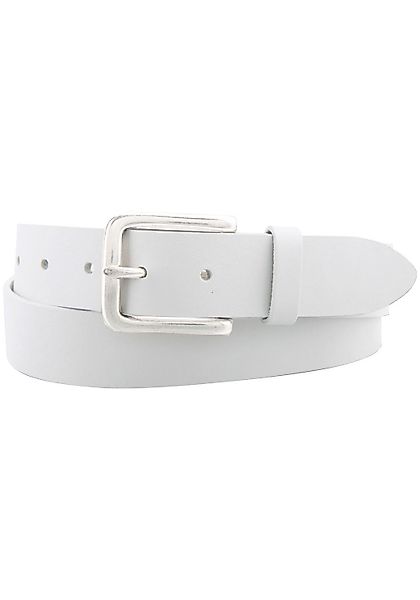 BERND GÖTZ Ledergürtel mit silberfarbener Schließe günstig online kaufen