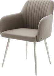 DELIFE Polsterstuhl Greg-Flex, 4-Fuß konisch Edelstahl günstig online kaufen