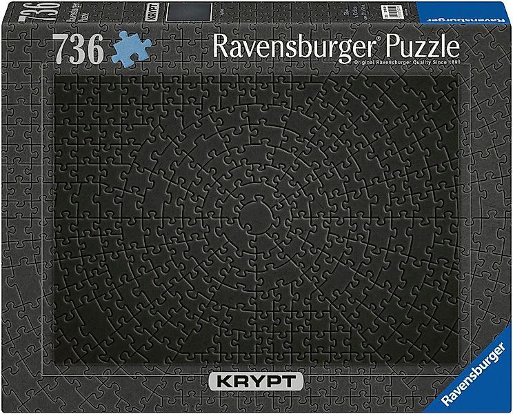 Ravensburger Puzzle Krypt Black, 736 Puzzleteile, günstig online kaufen
