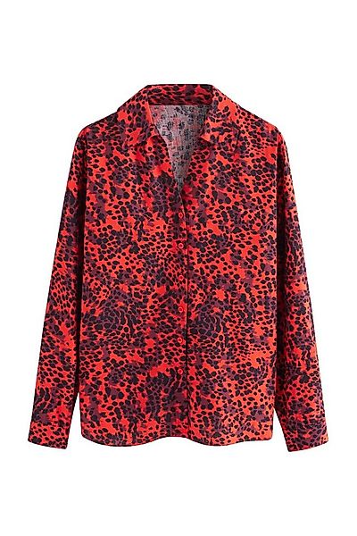 Next Langarmbluse Strandhemd aus Baumwoll-Leinengemisch (1-tlg) günstig online kaufen