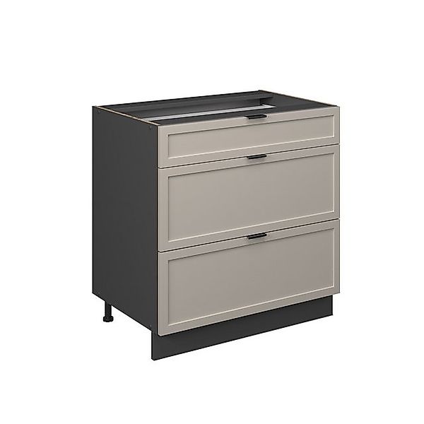 Vicco Unterschrank Fame-Line, GrauBeige/Anthrazit, 80 cm günstig online kaufen