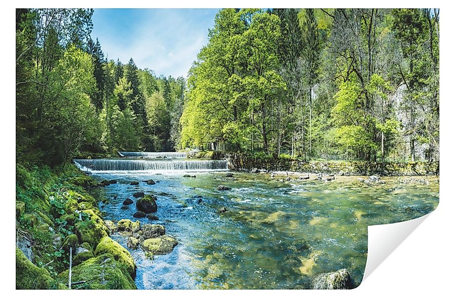 Wallarena Fototapete Wald Natur See Wohnzimmer günstig online kaufen