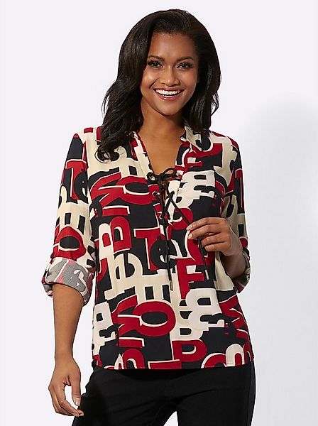 Witt Klassische Bluse Druckbluse Langarm günstig online kaufen