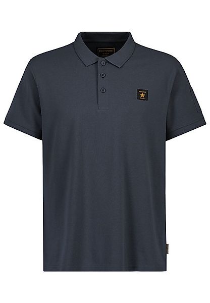 Eight2Nine Poloshirt Mit Knopfleiste und Logo Klassisches Design Solid Polo günstig online kaufen