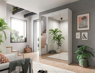 INOSIGN Mehrzweckschrank "Trondheim, Höhe 193 cm, 2 Spiegeltüren, 6 Fächer, günstig online kaufen