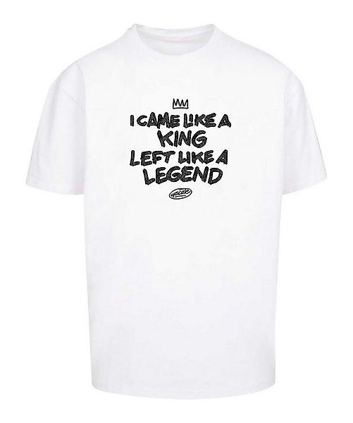 Mister Tee T-Shirt Mister Tee Like A Legend Oversize T-Shirt Weiß Baumwolle günstig online kaufen