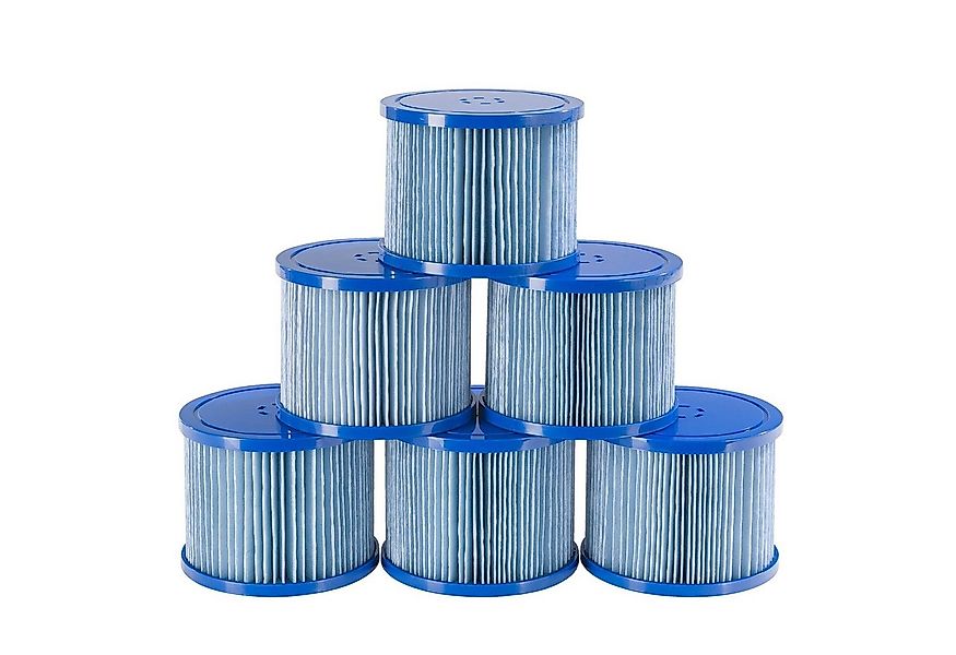 Arebos Pool-Filterkartusche Poolfilter, 6X Filterkartuschen Spa Whirlpools, günstig online kaufen