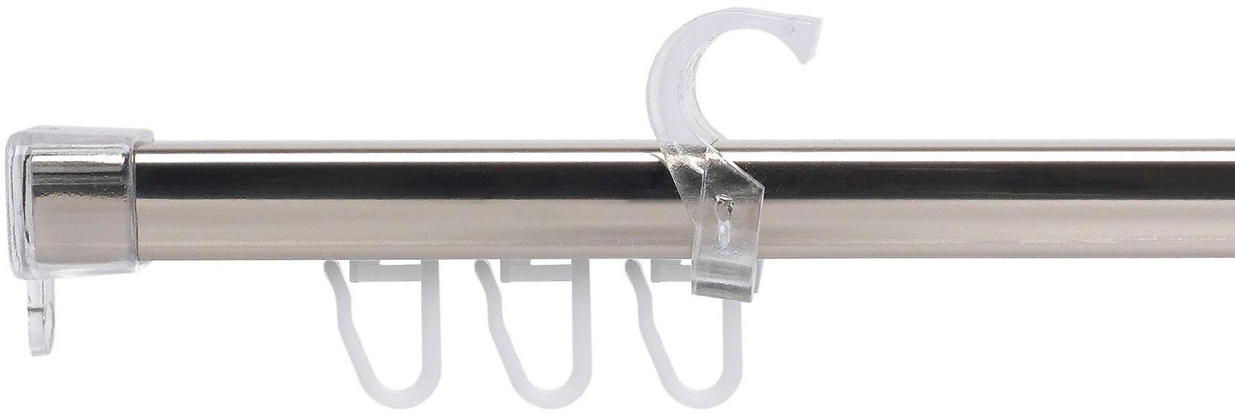 Liedeco U-Schiene U-STORELAU01GS, 1-läufig, Fixmaß, Metall günstig online kaufen