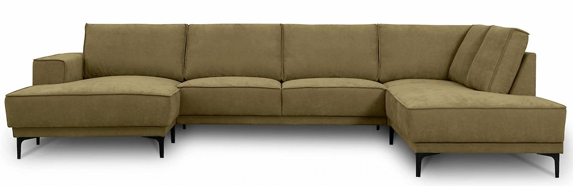 OTTO home Wohnlandschaft "XXL Sofa Oland, Struktur, Flachgewebe, Luxus-Micr günstig online kaufen