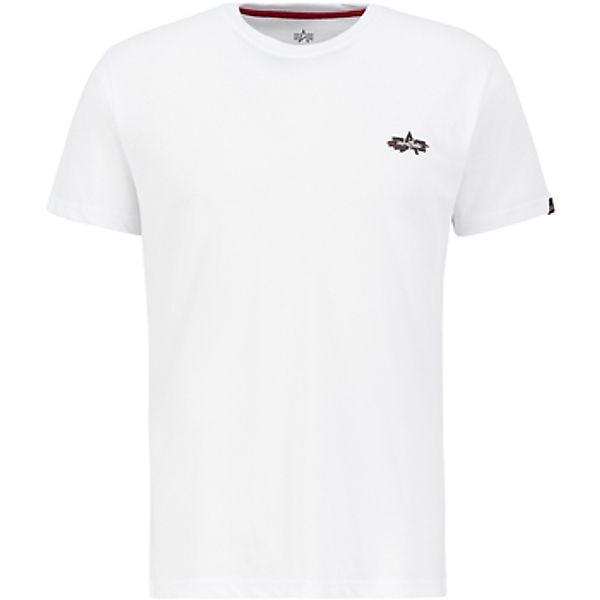 Alpha  T-Shirt Signature Puff Print BP T - white günstig online kaufen