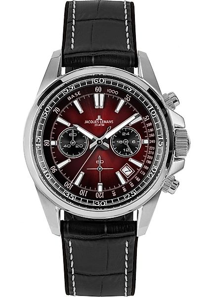 Jacques Lemans Chronograph Liverpool 1-2117ZP, Quarzuhr, Armbanduhr, Herren günstig online kaufen