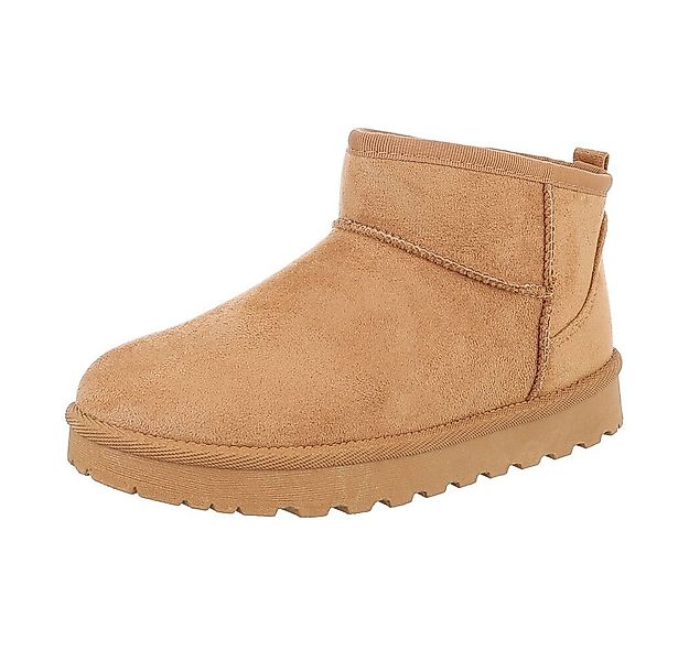 Ital-Design Damen Snowboots Freizeit Snowboots (87451969) Flach Plateaustie günstig online kaufen