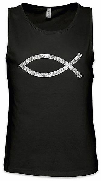 Urban Backwoods Tanktop Ichtys Ärmelloses T-Shirt Fisch Christentum Zeichen günstig online kaufen