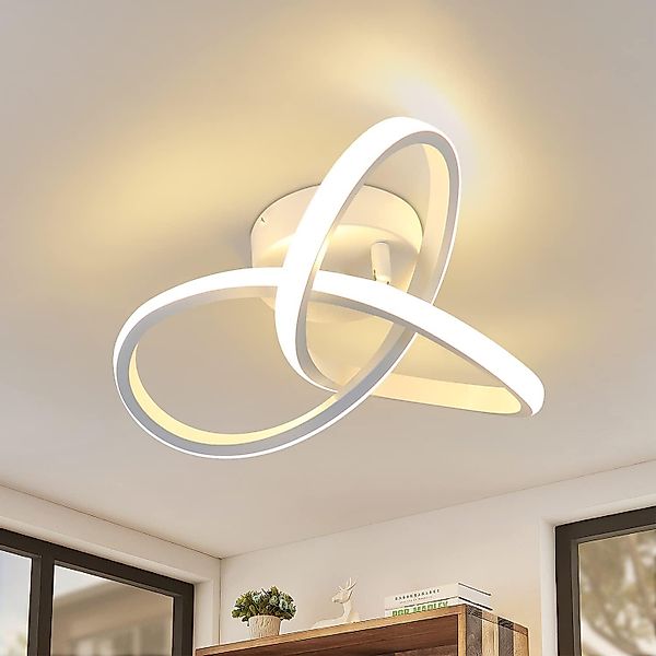 ZMH LED Deckenleuchte Wohnzimmer 3 Blatten günstig online kaufen