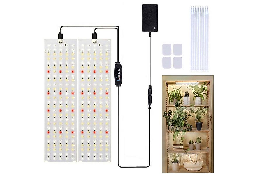 Jibenhome Pflanzenlampe Ultradünne LED Wachstumslichter, Vollspektrum-Pflan günstig online kaufen