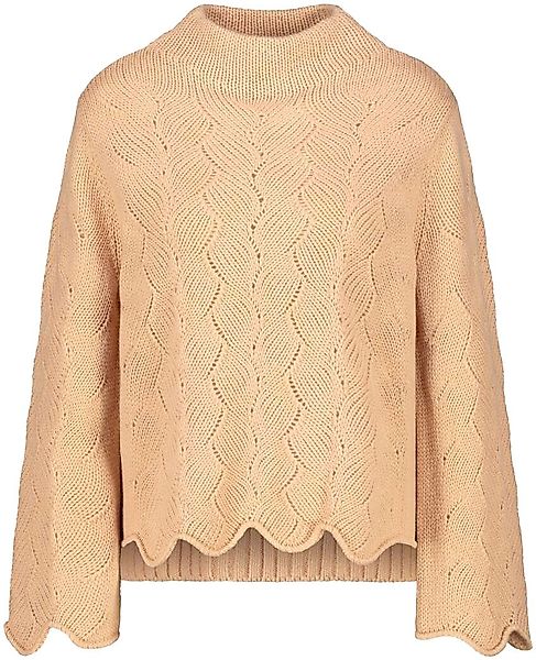 Monari Wollpullover im Ajourstrick günstig online kaufen