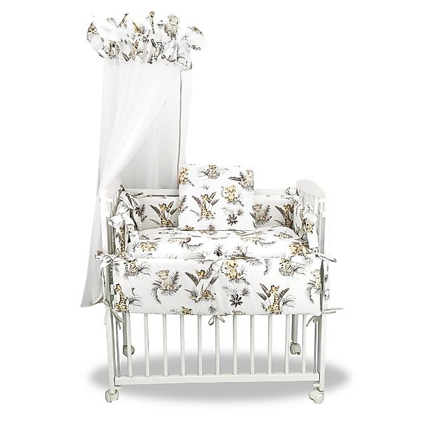 Baby-Delux Beistellbett Babybett Dschungel Beige, Stillbett günstig online kaufen