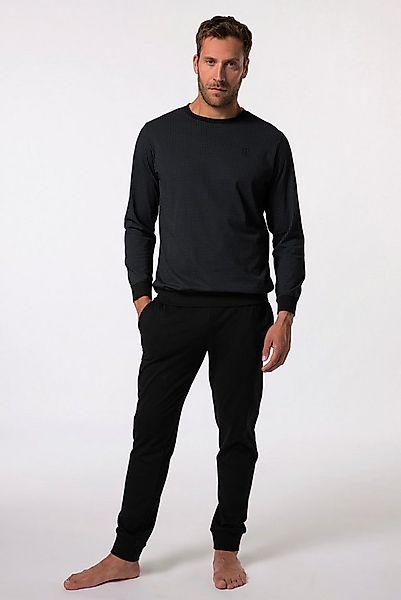 JP1880 Schlafanzug JP 1880 Schlafanzug Bauchfit Homewear Langarmshirt günstig online kaufen