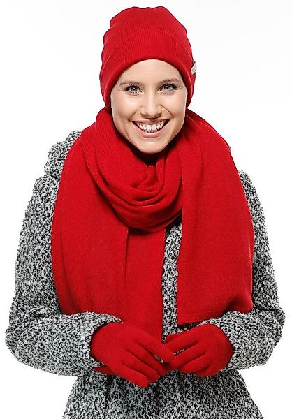 Fraas Strickmütze Strickmütze aus Kaschmir (ohne Fransen) günstig online kaufen