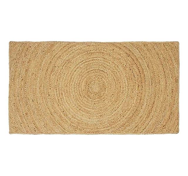 vidaXL Teppich Bereichsteppiche Rechtwinklig Braun 60 x 110 cm Jute, Rechtw günstig online kaufen