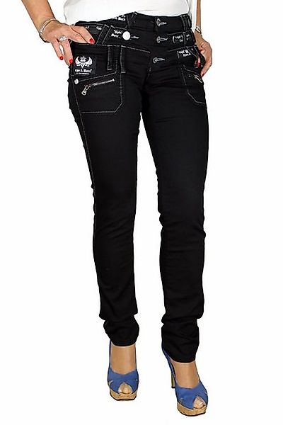Cipo & Baxx Straight-Jeans Jeans Hose im außergewönlichem Design Jeans mit günstig online kaufen