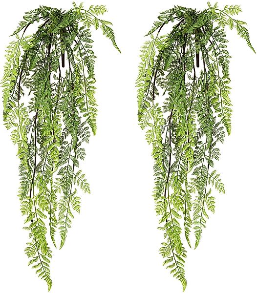 Creativ green Kunstranke "Farn-Hängebusch" im 2er Set günstig online kaufen