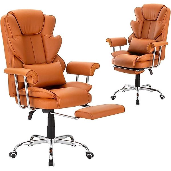 LuxusKollektion Chefsessel Ergonomischer Bürostuhl 230kg PU günstig online kaufen