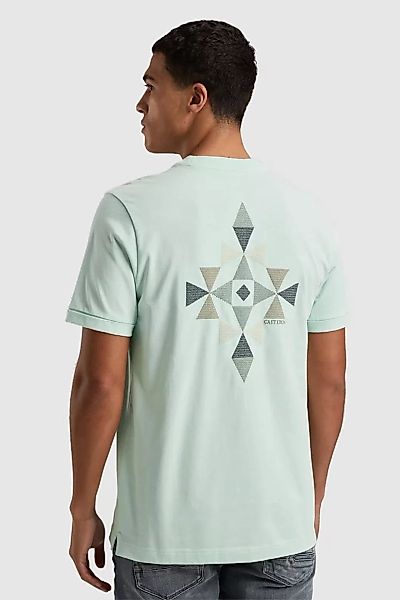 Cast Iron T-shirt Backprint Opal Blau - Größe XXL günstig online kaufen