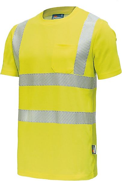 vizwell Warnschutz-Shirt Warnschutz T-Shirt Arbeitsshirt mit UV Schutz ange günstig online kaufen