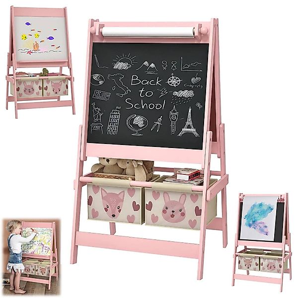 BlingBin Tafel 3-in-1 Doppelseitige Kinder Staffelei, günstig online kaufen