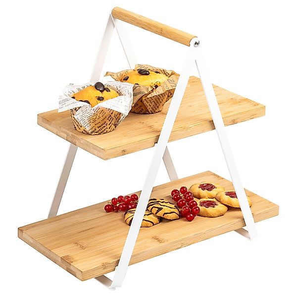 eluno Mehrzweckregal Etagere aus Bambus mit günstig online kaufen