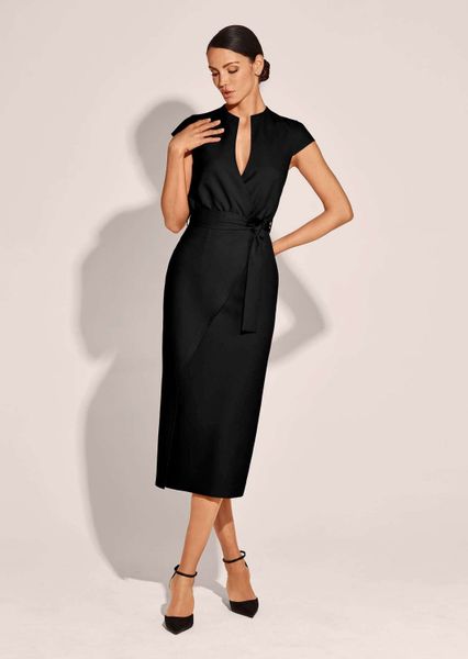 MADELEINE Maxikleid Elegantes Midi-Kleid in Wickeloptik günstig online kaufen