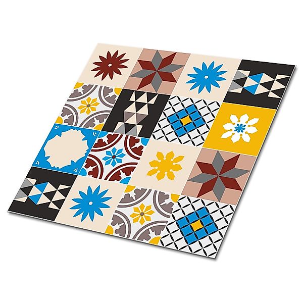 Tulup PVC Fliesen Selbstklebende 30 cm x 30 cm Set von 9 Klassische Klebefl günstig online kaufen