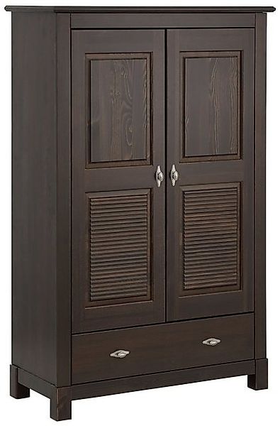 Home affaire Wäscheschrank "Rauna", (B/H/T ca. 96/155/38 cm), aus massiver günstig online kaufen