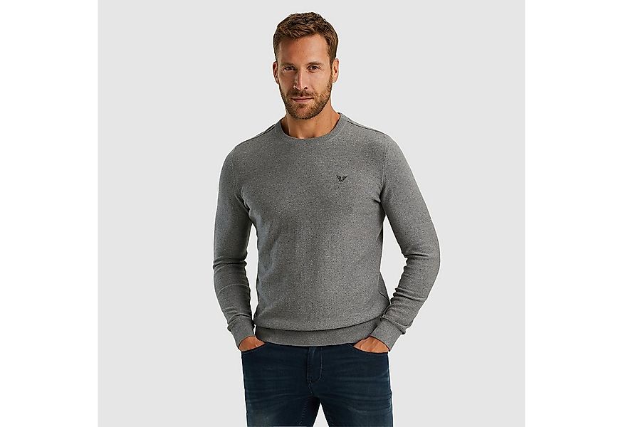 PME LEGEND Strickpullover mit Logostickerei günstig online kaufen