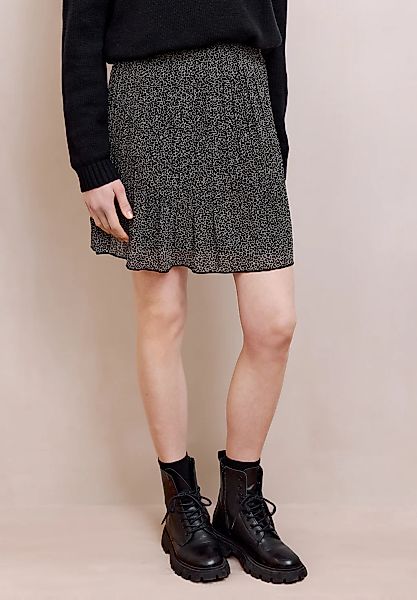 STREET ONE STUDIO Minirock mit Chiffon-Layer günstig online kaufen