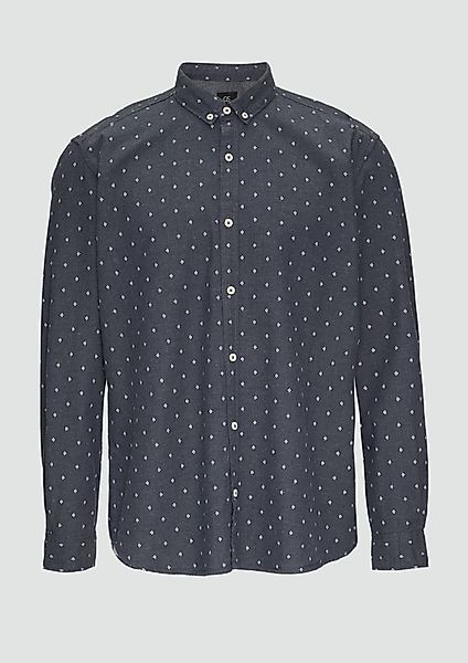 QS Langarmhemd Regular Fit: Hemd mit günstig online kaufen