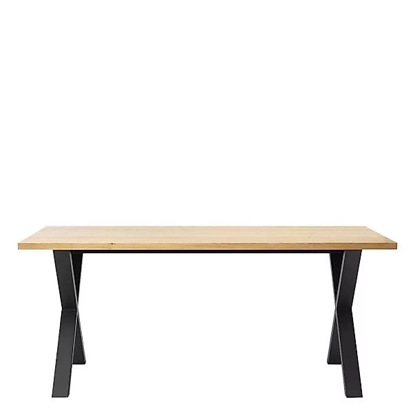 Tisch Esszimmer im Factory Stil X Gestell günstig online kaufen