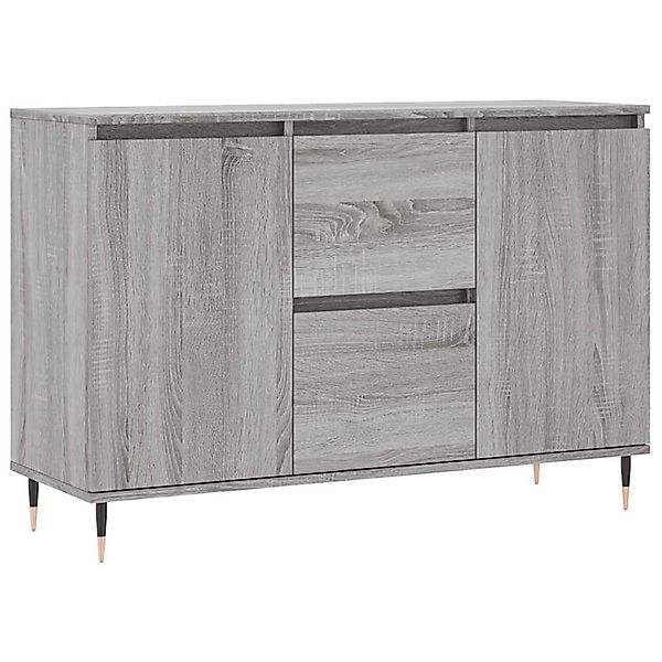 vidaXL Sideboard Grau Sonoma 101,5x35x70 cm Holzwerkstoff 827202 günstig online kaufen