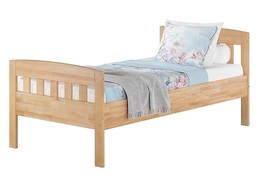 ERST-HOLZ Bett Seniorenbett Einzelbett Gästebett Buche massiv 100x200 Zeitl günstig online kaufen