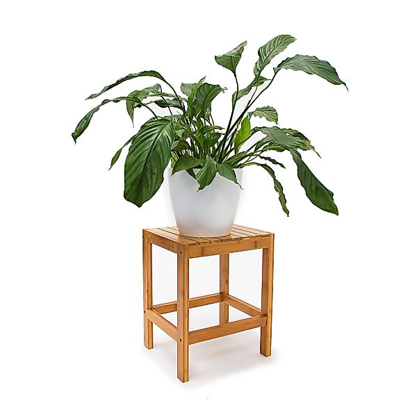 relaxdays Hocker Blumenhocker Bambus günstig online kaufen