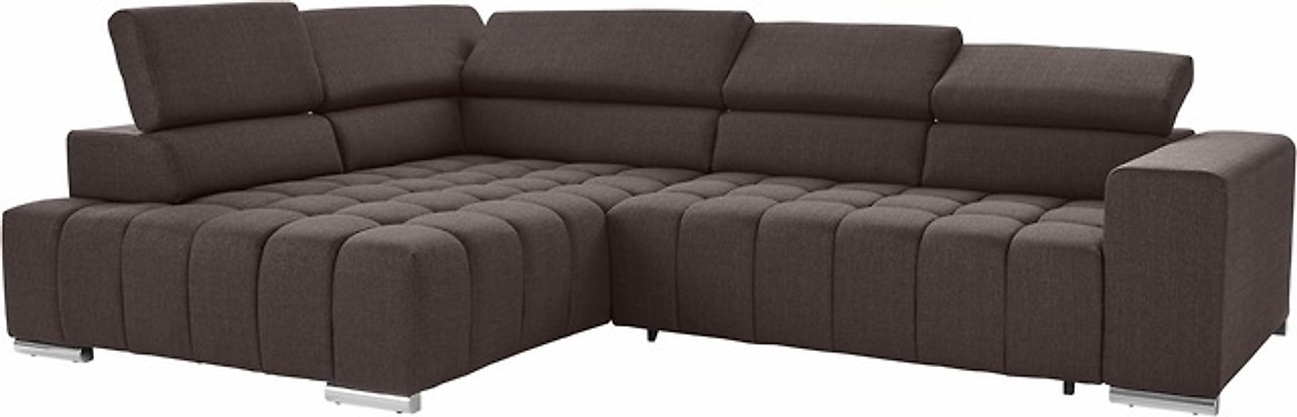 exxpo - sofa fashion Ecksofa »Elias, aktuelle Kreuzsteppung im Sitz, bequem günstig online kaufen