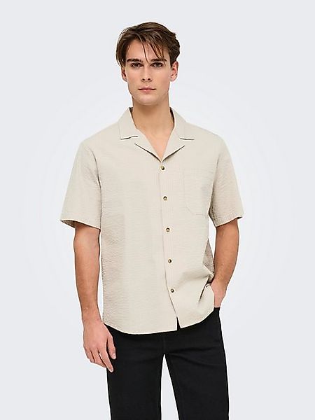 ONLY & SONS Kurzarmhemd ONSEYE RESORT SEERS 0009 SHIRT NOOS günstig online kaufen