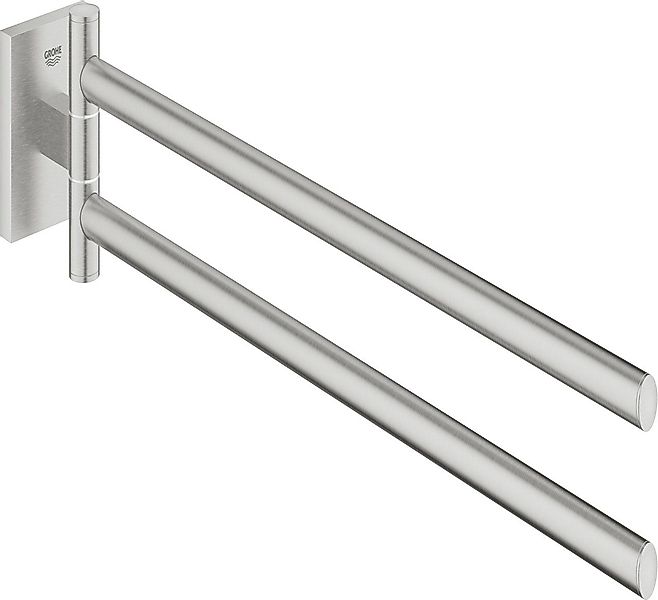 Grohe Doppelhandtuchhalter Grohe Start Cube Handtuchhalter günstig online kaufen