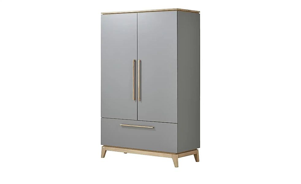PAIDI Kleiderschrank 2-türig  Sten  ¦ grau ¦ Maße (cm): B: 123,3 H: 200 T: günstig online kaufen